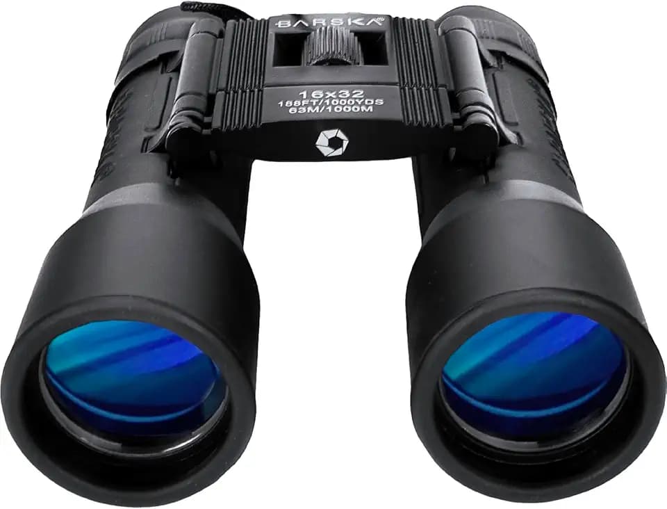 Barska Lucid View Compact Binoculars – Fully Coated Roof Prism, Center Focus, Lightweight Outdoor Binoculars for Bird Watching, Hiking, and Travel