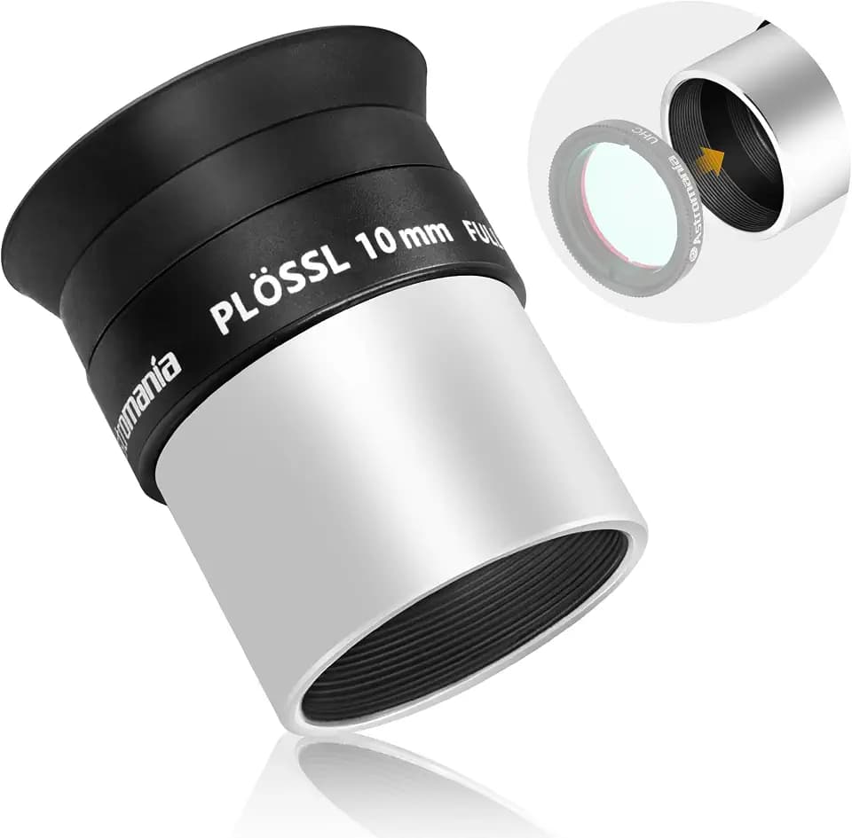 Astromania Telescope Eyepiece 1.25 Inch Plossl Eyepiece Telescope Lens 10mm