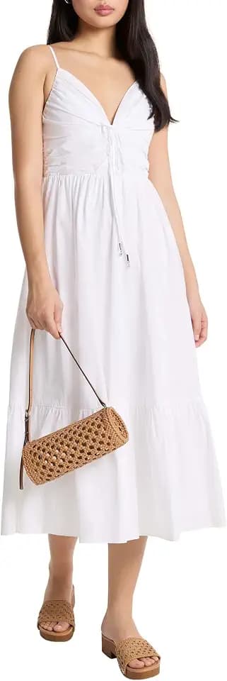 Michael Kors Women's Poplin Midi Dress