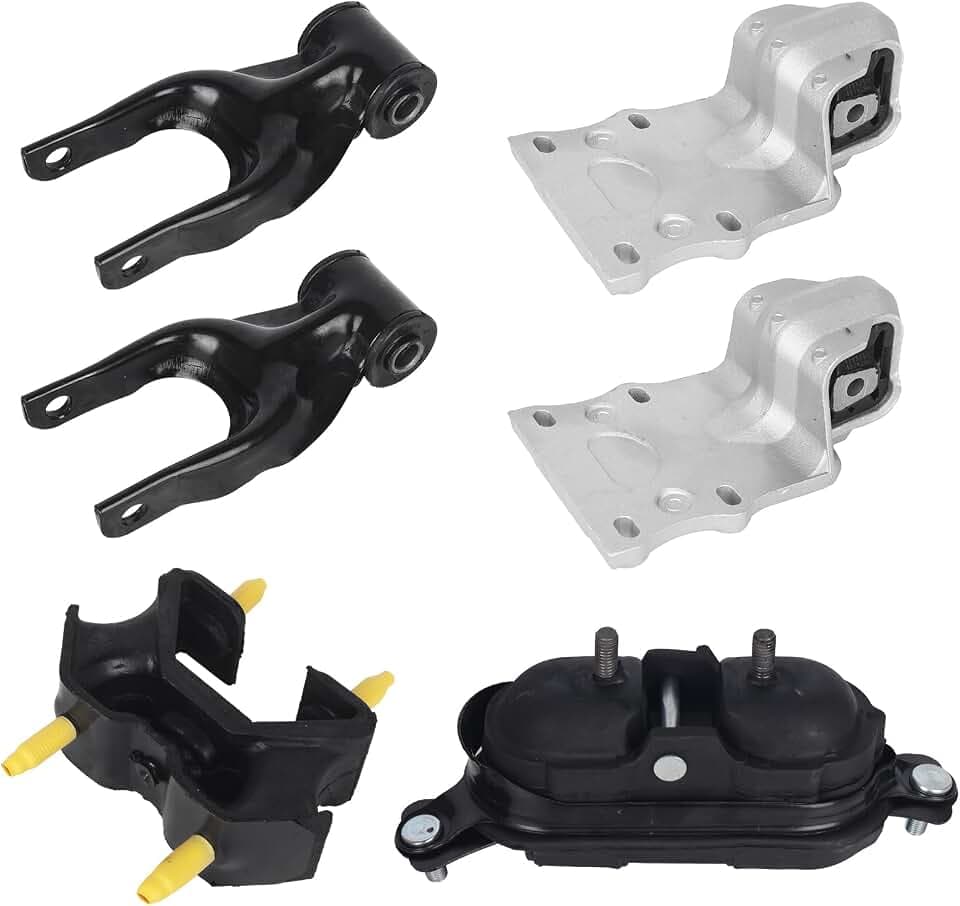 KUSATEC 6PCS Engine Motor Torque Strut Transmission Mount Set