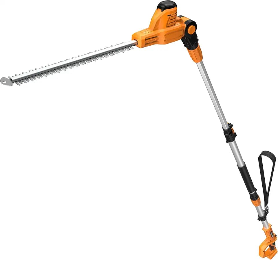 20" Pole Hedge Trimmer (No Battery) Compatible with Dewalt 20V Max Battery