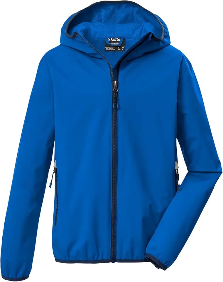 killtec Jungen Funktionsjacke/Regenjacke wasserdicht mit Kapuze und Magic Print KOS 145 BYS JCKT, 44090-000