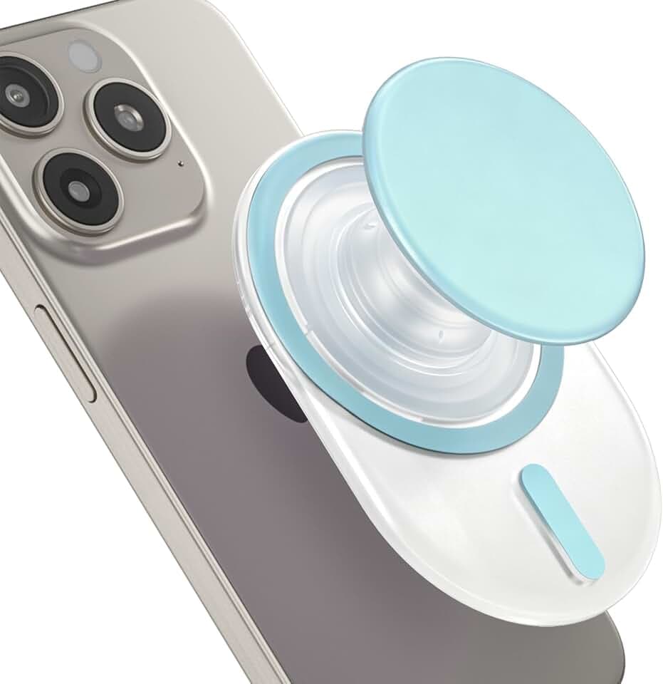 AUROX Magnetic Phone Grip Holder for Magsafe Phone Grips, Transparent Green