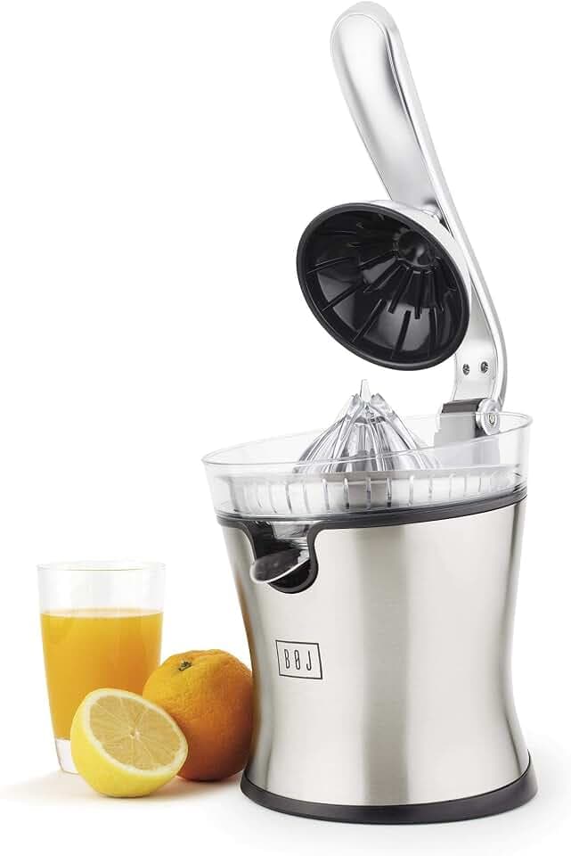 Juicer JE-101X Stainless Steel 18/10 with 100 W DC Motor for Intensive Use, with Steel Filter and Extraction Lever