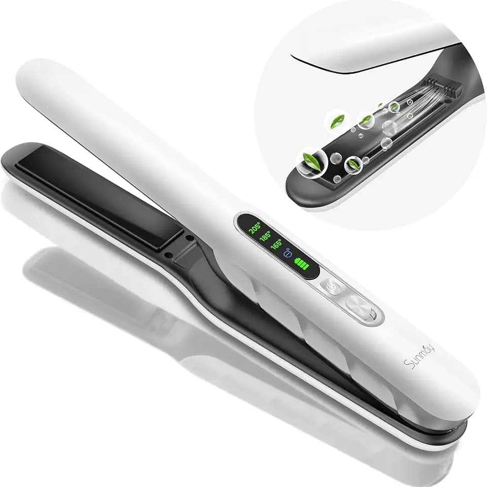 SUNMAY Voga Plus Glätteisen Kabellos mit Negativen Ionen & 5000mAh Akku