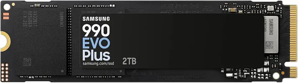 Samsung SSD 990 EVO Plus 2TB, PCIe Gen 4x4 | 5x2 M.2 2280, Up to 7,250 MB/s