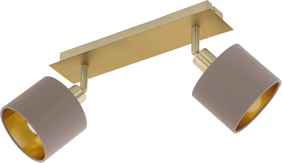 EGLO Deckenlampe Valbiano, 2 flammige Deckenleuchte