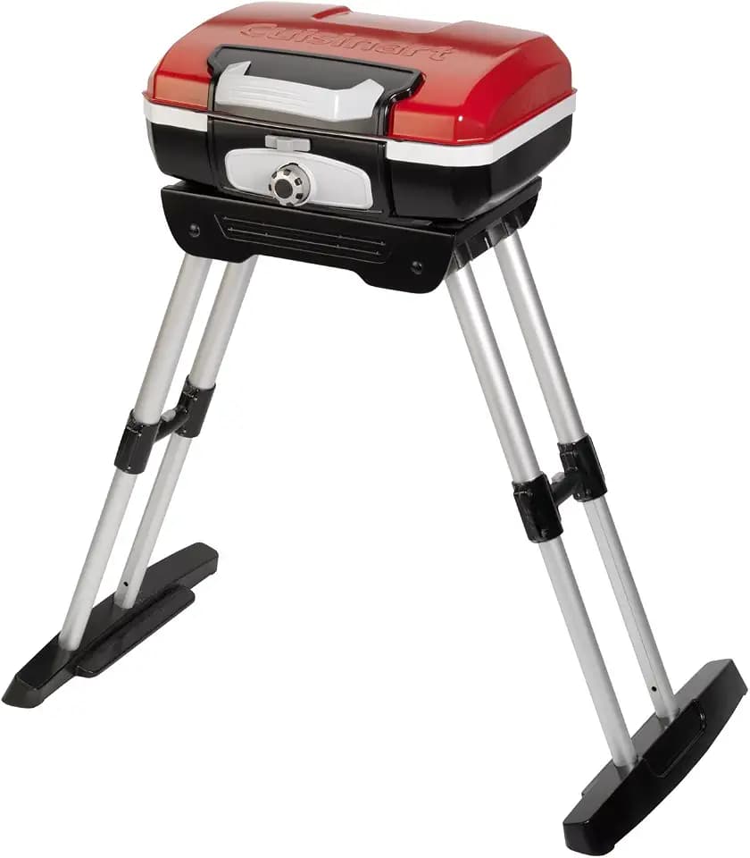 Cuisinart Gas Grill w/VersaStand, Petite Gourmet, Portable, 5,500 BTU
