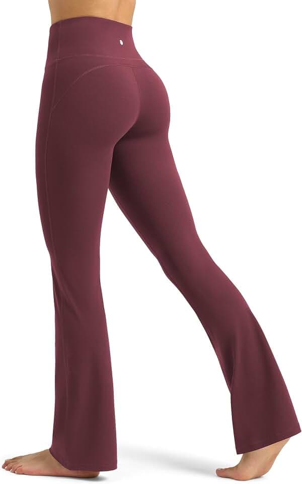Willit Butterflux Yoga Pants Women Flare Workout Leggings for Women Tummy Control High Waisted Flare Yoga Legging 29" 31" 33"