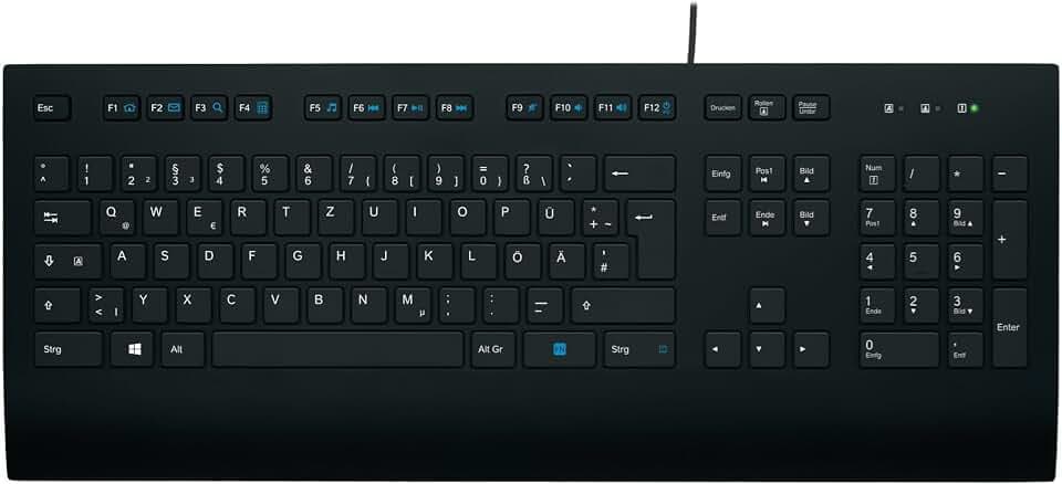 Logitech K280e Pro Kabelgebundene Business Tastatur für Windows