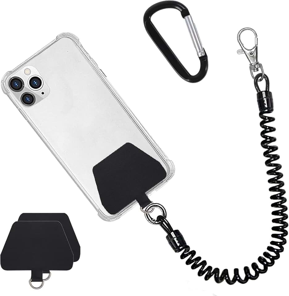 Doormoon Phone Tether Anti Theft, Phone Lanyard With Heavy Duty Carabiner