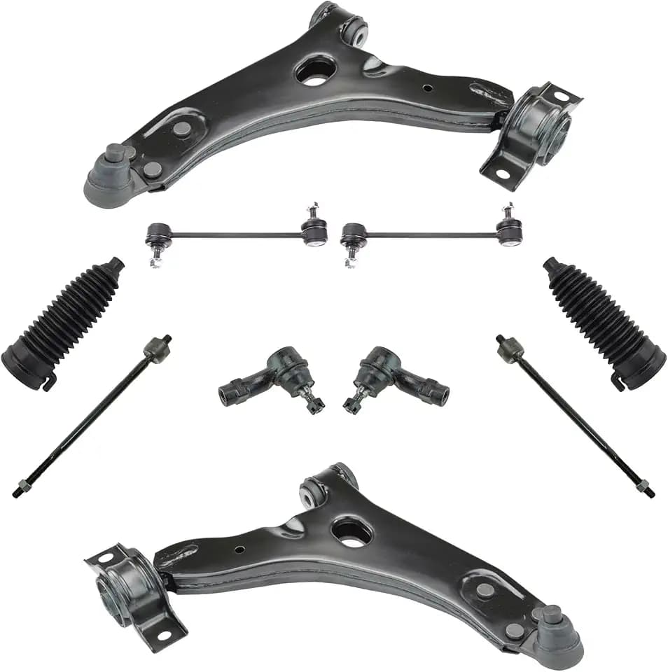 TRQ Front Steering & Suspension Kit Control Arm with Ball Joint Steering