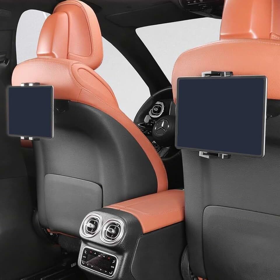 Handyhalterung Auto Für Mercedes Benz GLC C E Class X254 W206 W214 2023 2024 2025 Zubehör 360°Drehbar KFZ Autohalterung für Tablet-Halterung Smartphone