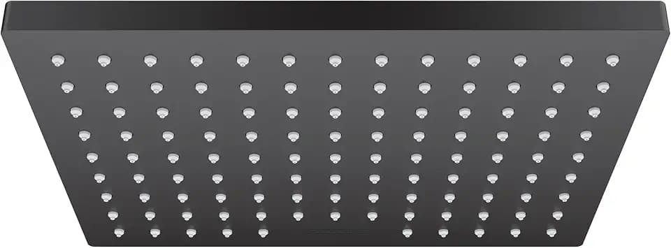 Hansgrohe Vernis 22.9 cm Duschkopf 1-Spray Full in Mattschwarz, 26281671