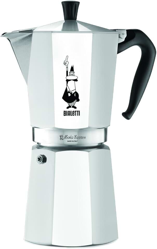 Bialetti - Moka express Italienischen Kaffee Aluminium 12 tassen