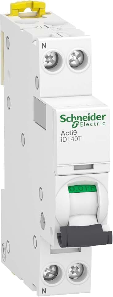 Schneider Electric Acti9 iDT40T Miniaturüberlastschalter Typ C, Pol 1-polig 16A, Abschaltvermögen 4.5 kA Acti9