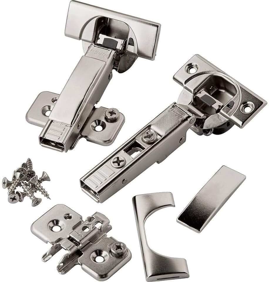 Full Overlay Blum 110 deg Soft-Close BLUMotion Clip Top Frameless Hinges, Pair by Blum