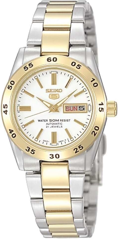 Seiko Damen-Uhr Automatik Edelstahl mit Edelstahlband