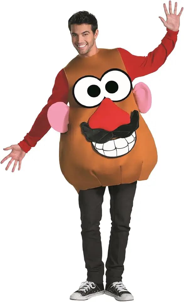 Potato Head Costume, Official Mr. and Mrs. Potato Head Costume with Detachable Features