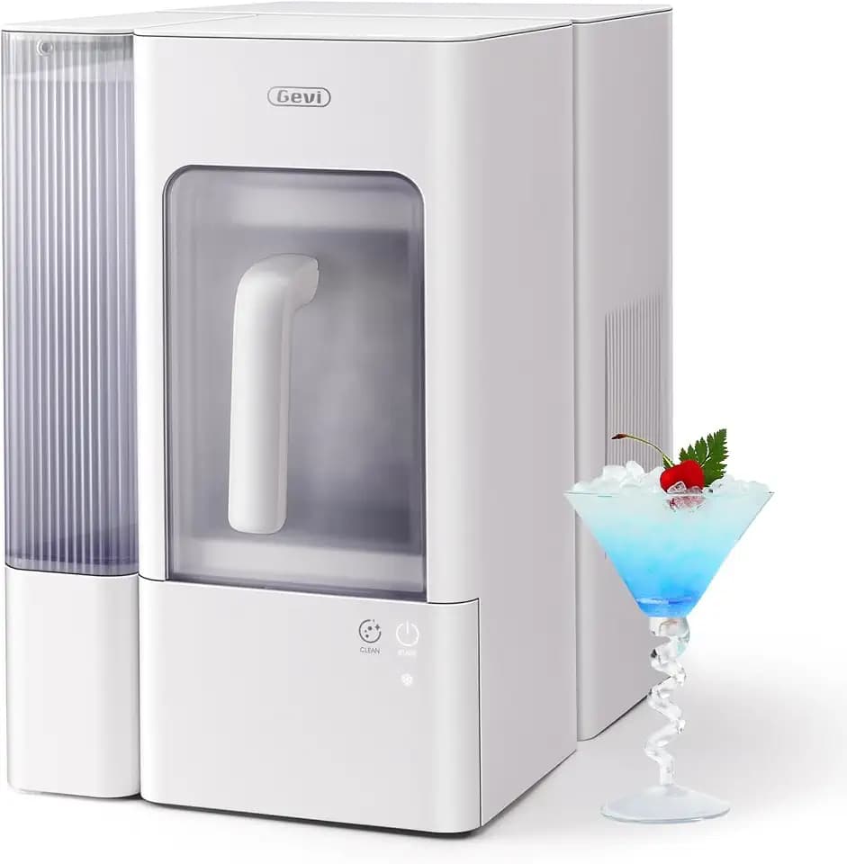 Gevi Adella Nugget Ice Maker with 1 Gallon Side Water Tank,40lbs/Day
