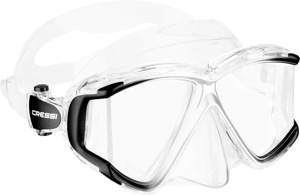 Cressi Liberty Quattro Panoramic Masks - Designed in Italy