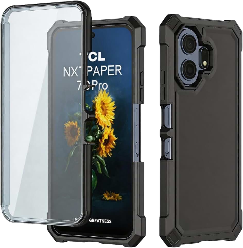 Case for TCL Nxtpaper 70 Pro 5G with Screen Protector Full Body Protection
