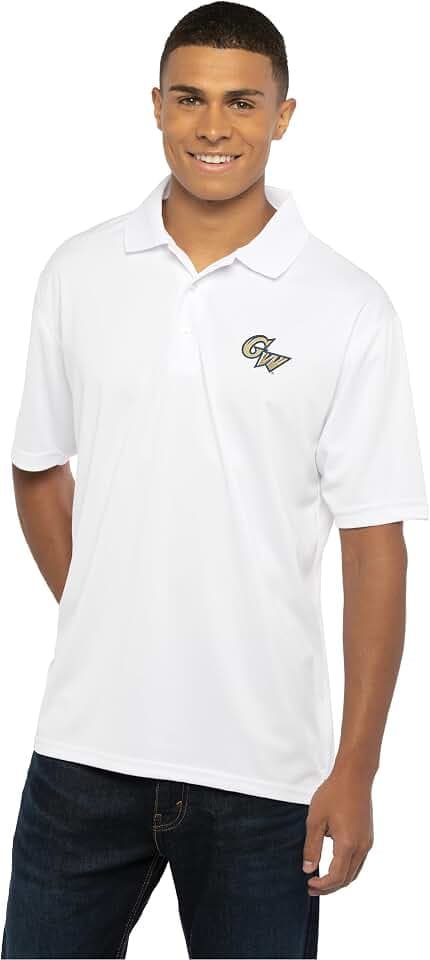 Vantage Apparel NCAA Moisture Wicking Grey Poly Men's Polo