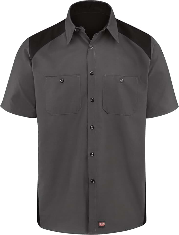Red Kap Herren Short Sleeve Motorsports Shirt Hemd