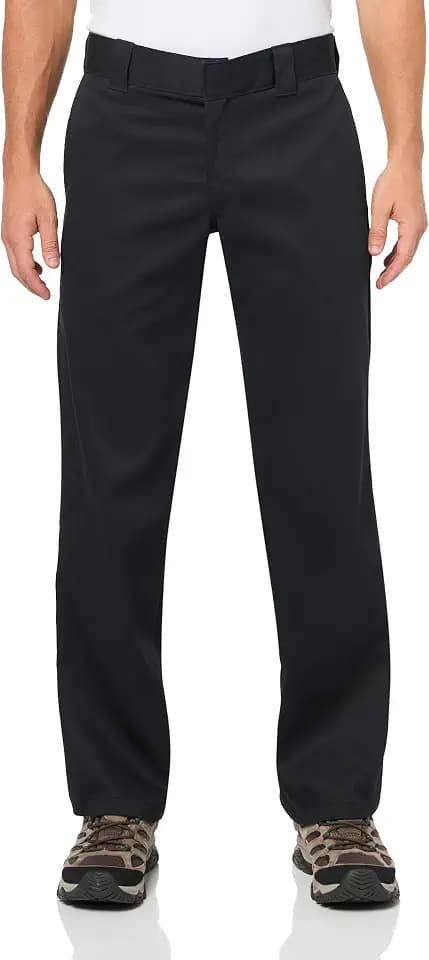 Dickies 873 Slim Fit Work Pants, Black, 36 30