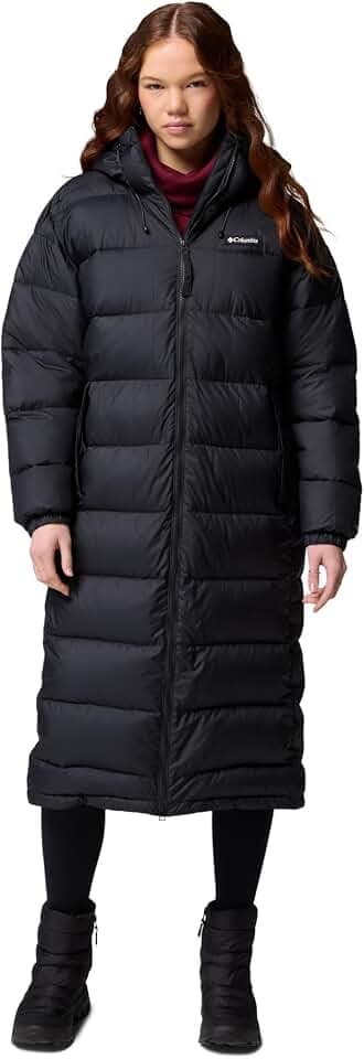Columbia Damen Pike Lake 3 Long Jacket Pufferjacke mit Kapuze (1er Pack)