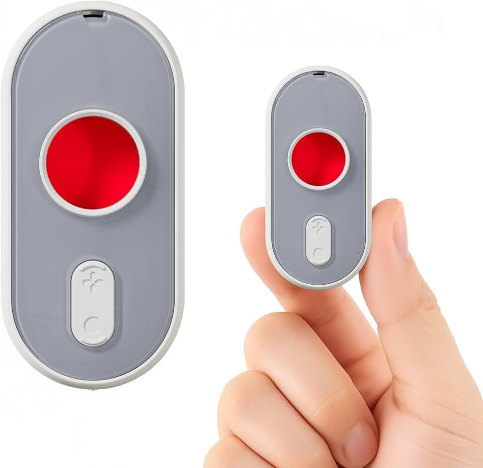 Versteckte Kamera Detektor mit Vibrationsalarm&LED-Taschenlampe