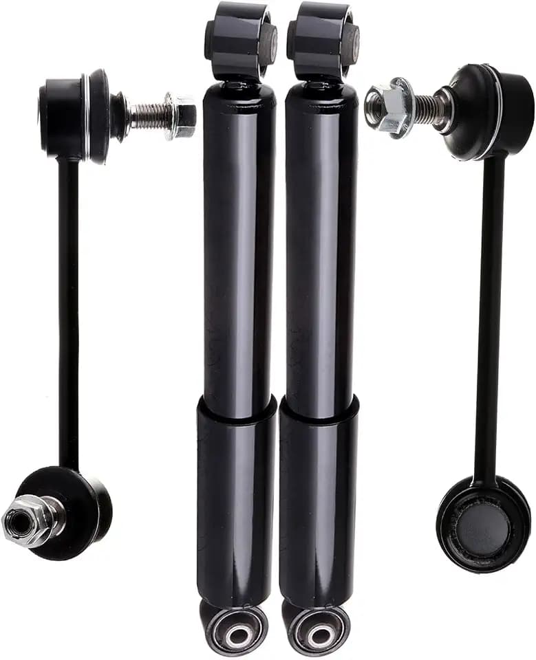 SCITOO Rear Complete Strut and Spring Assembly for 2003-2008 For Honda Pilot,2001-2006 For Acura MDX Rear shock absorber Stabilizer Bar Link 437246-4PCS