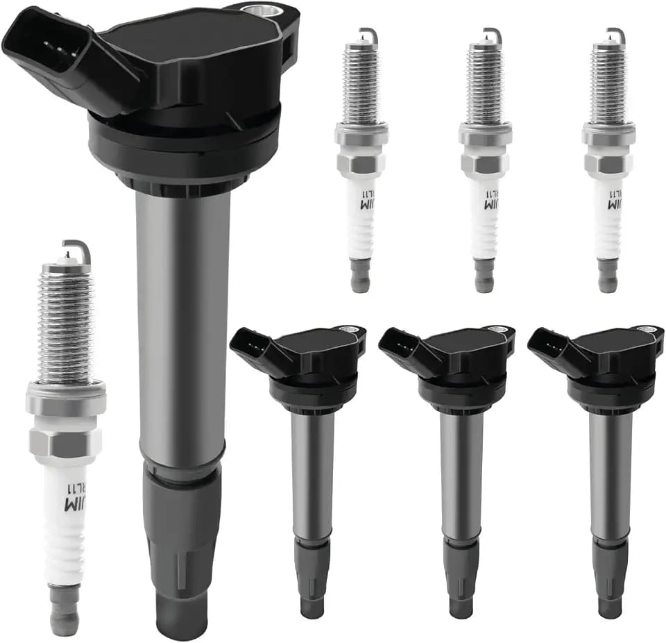 4PCS Ignition Coil Pack & Iridium Spark Plugs Compatible with 2009-2017 Toyota Corolla, 2009-2014 Matrix, 2010-2015 Prius, Lexus CT200h, Scion XD IM, Pontiac Vibe 1.8L L4 Replace UF596 UF619 & 93501