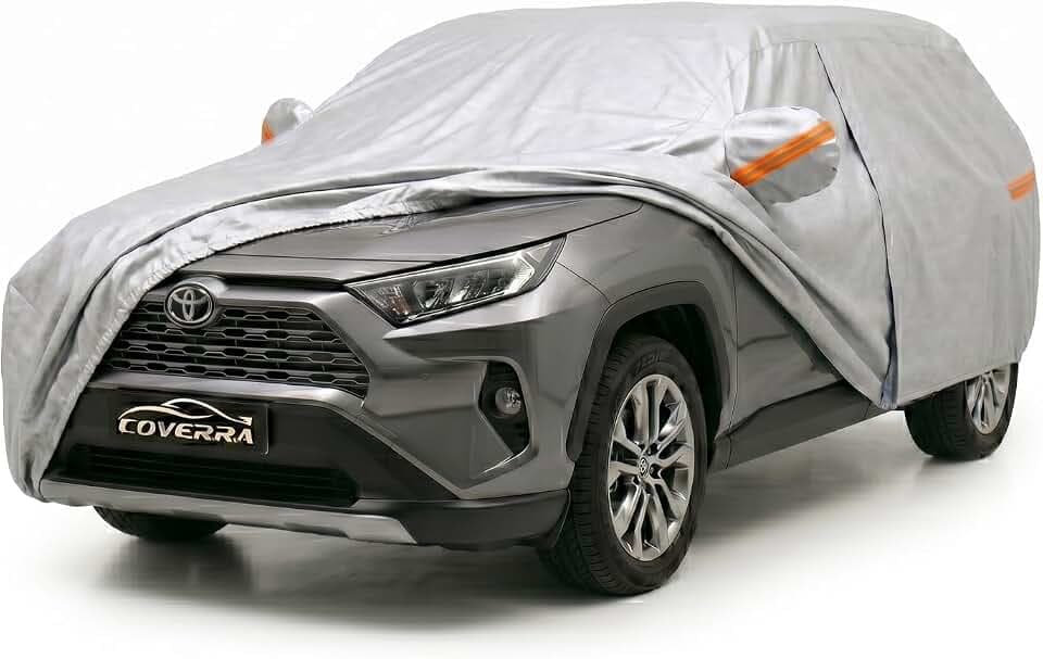 6 Layer Car Cover Waterproof Custom Fit for Toyota RAV4 2006-2026