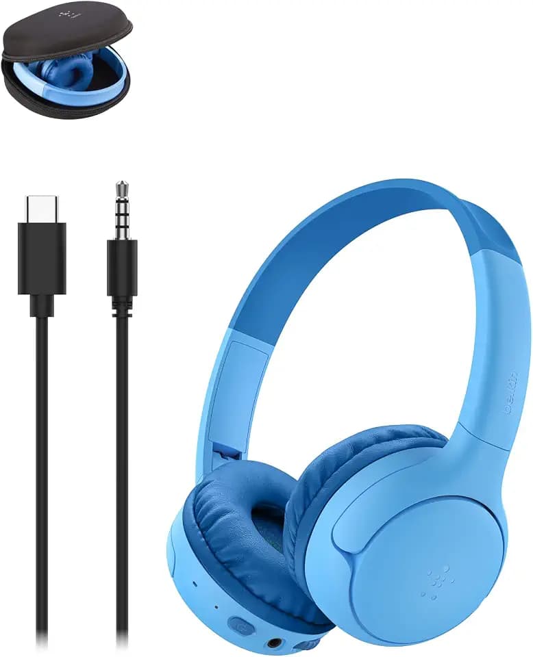 Belkin SoundForm Mini 2 kabelloser On-Ear-Bluetooth-Kopfhörer für Kinder