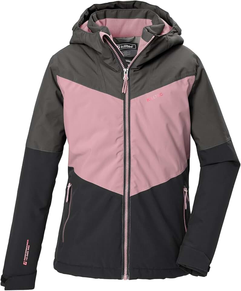 killtec Mädchen Kow 156 Grls Jckt Funktionsjacke/Outdoorjacke/Winterjacke mit Kapuze (1er Pack)