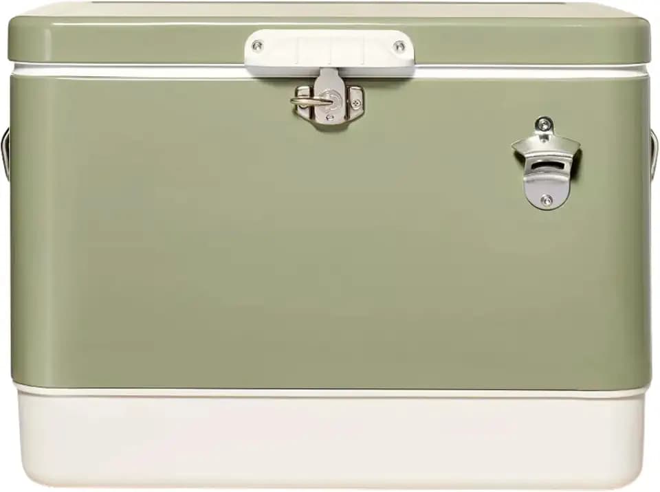 FSE Hard-Sided 54 Qt. / 80 Can Metal Cooler
