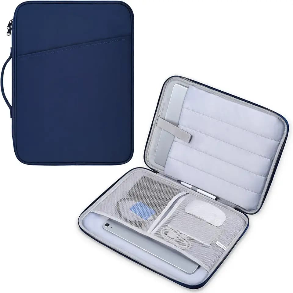 13 Inch Laptop Carrying Sleeve Case Compatible with 2026 Apple MacBook Neo 13-inch with A18 Pro chip A3404, MacBook Neo 13" Protective Shockproof Bag - Blue