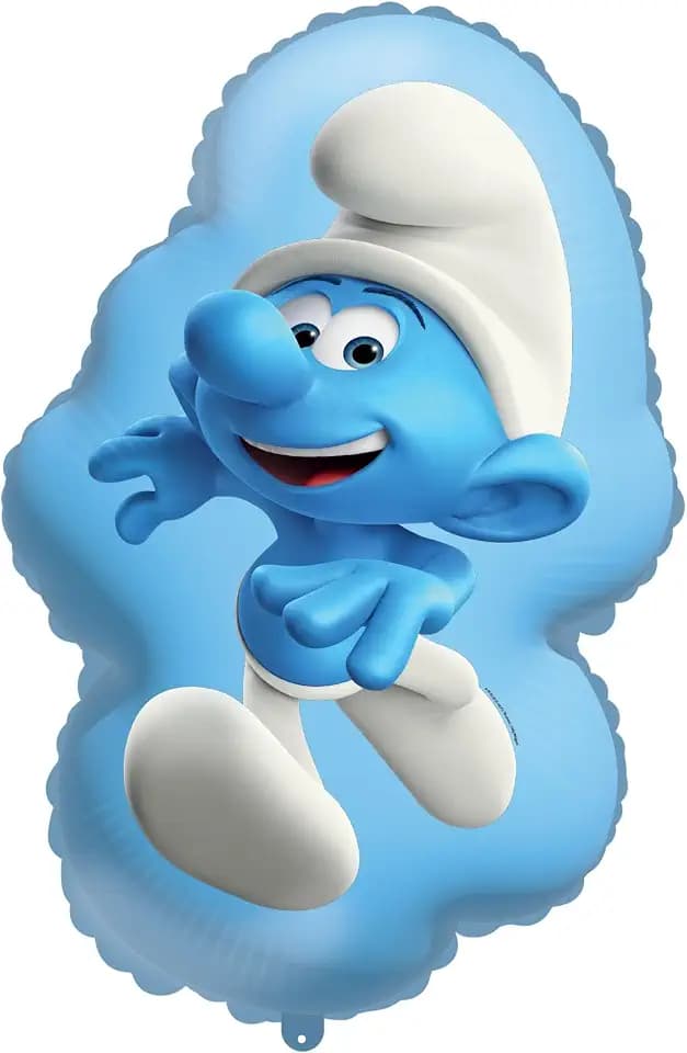 Super Shape Smurfs Foil Balloon 31" Birthday Party Supplies Decoration 76 x 46 cm