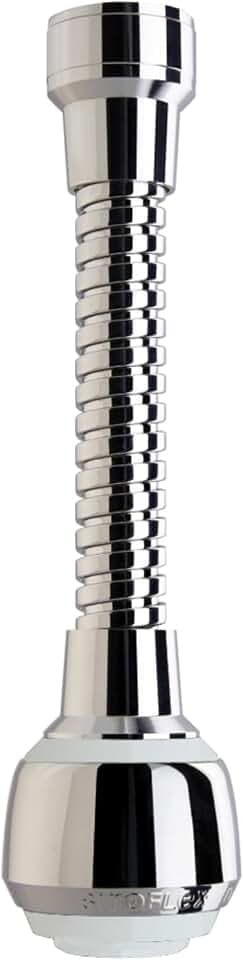 Siroflex 2510/1S Milady Strahlregler-Wasserbelüfter-Brause für die Küchenspüle mit Messingschlauch Made in Italy