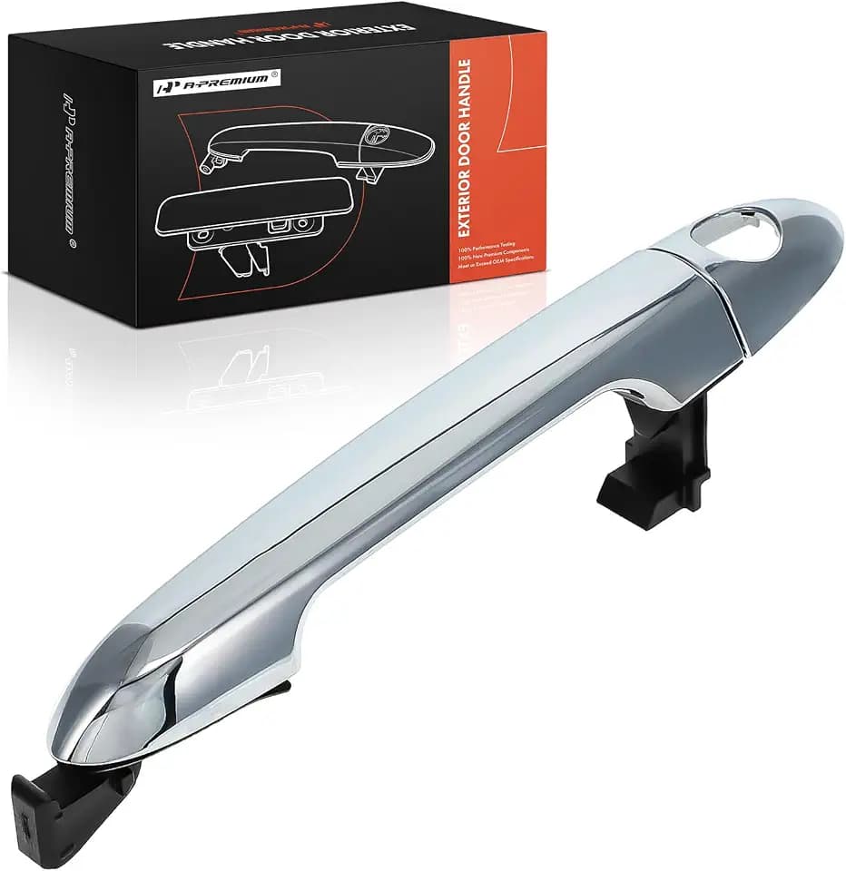 A-Premium Driver or Passenger Side Exterior Door Handle with Keyhole