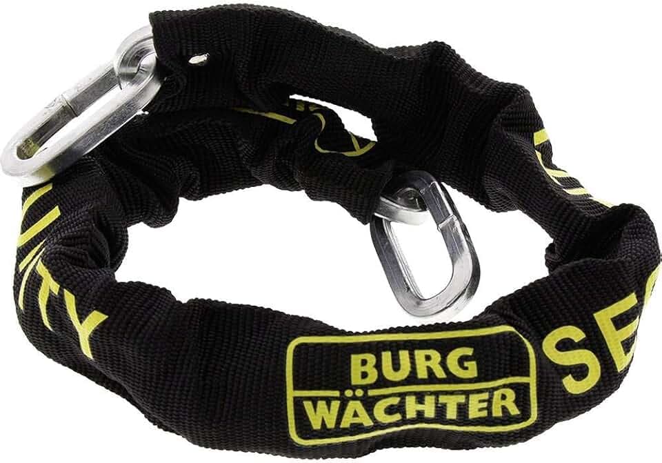 Burg Wächter Gehärtete Vierkantkette, 90 cm Länge, Stärke: 6 mm, SKM 6/90, Länge: 90 cm, Stärke: 6 mm