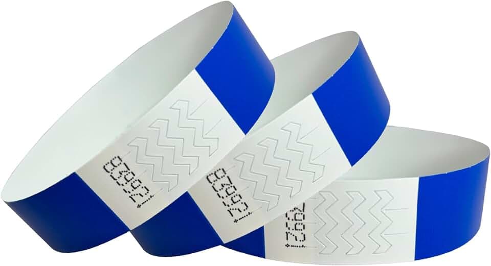 Einlassbändchen Papier Navy Blue, Eintrittsbänder 1000 Stück
