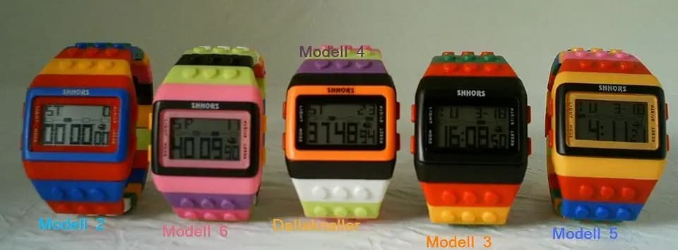 ONE Unisex-Armbanduhr im BAUSTEIN LOOK - TOPPREIS!
