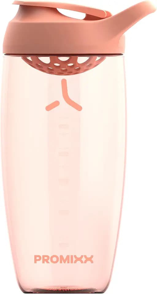 PROMIXX Pursuit Protein Shaker Bottle 24oz, Ecozen, Coral
