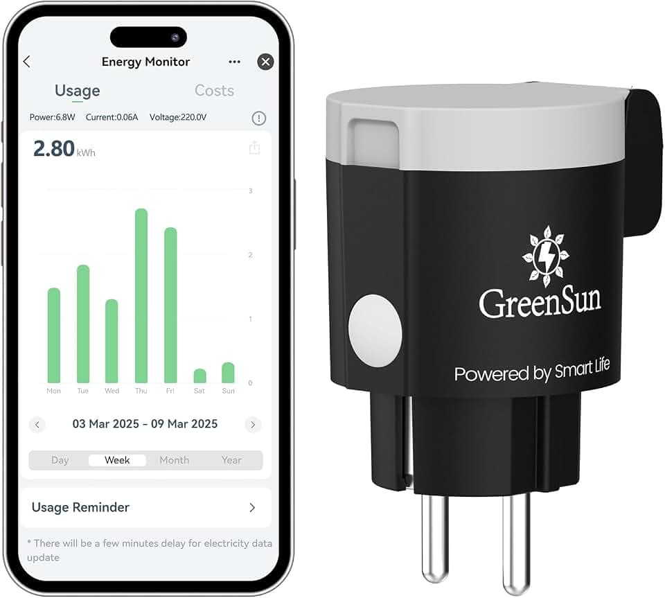 GreenSun WLAN Steckdose Outdoor - Zeitschaltuhr Aussenbereich