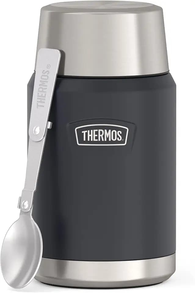 Thermos ICON Thermobehälter für Essen 0,71 l, 14 h heiß, graphite mat