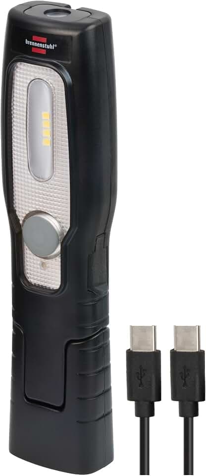 Brennenstuhl LED Akku Handleuchte HL 201 A, 250 + 70lm, mit Magnet