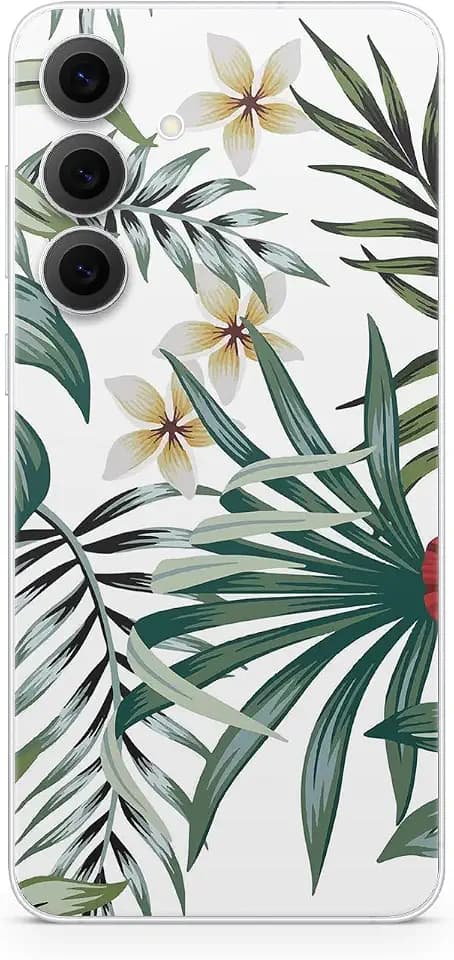 Phone Skin Compatible with Samsung Galaxy S25 FE - Tropical Hibiscus - Premium 3M Vinyl Protective Wrap Decal Cover - Easy to Apply | Crafted in The USA by MightySkins