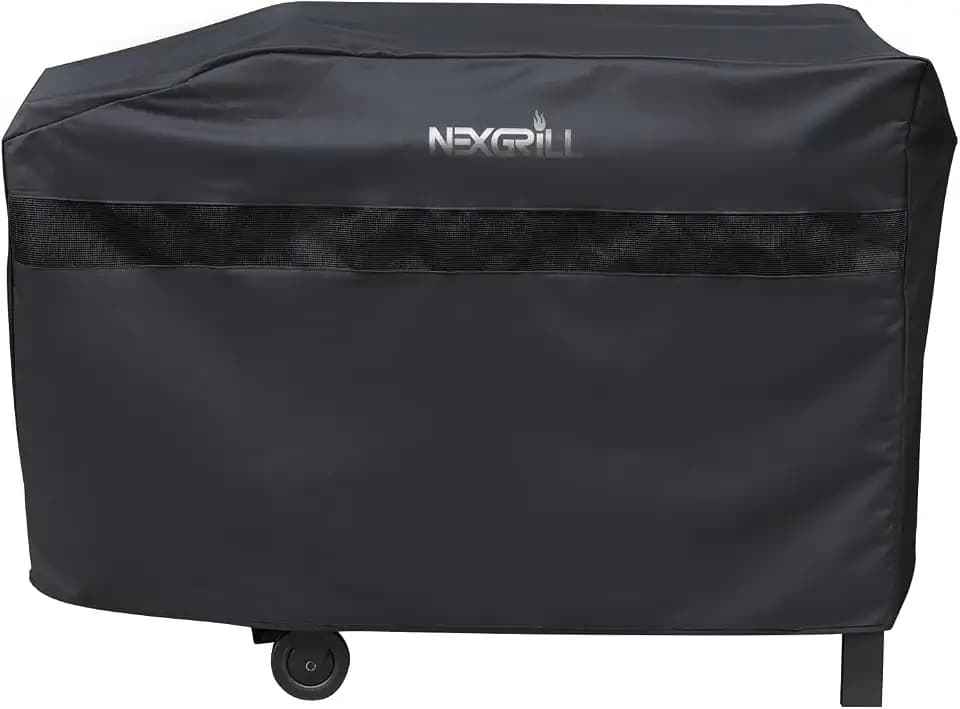Nexgrill 42-Inch Griddle Cover, Heavy Duty Water Resistant Flat Top Grill Cover with Adjustable Strap and Air Vent, All-Season Outdoor Barbecue Griddle Protection – 700-0785